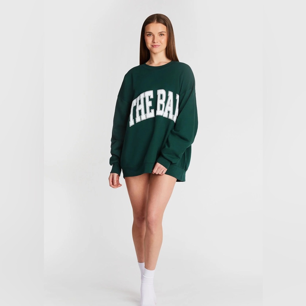 The Bar - Varsity Sweatshirt - hunter green - size L
